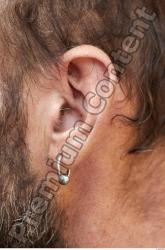 Ear Man White Jewel Slim Bearded